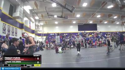 66 lbs Round 1 - Logan Ahlgren, C2X vs Finnley Purvis, Summerville Takedown Club