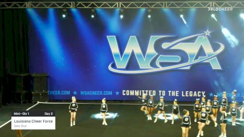 Louisiana Cheer Force - Baby Blue [2022 Mini--Div 1 Day 2] 2022 WSA Grand Nationals