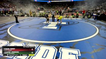 1st Place Match - Cooper Johnson, Lincoln Southeast vs Tyson Terry, Omaha North