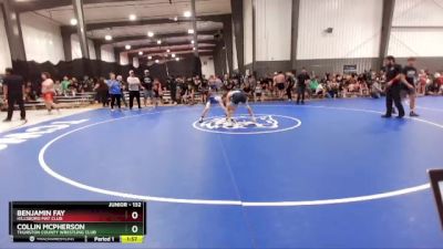 132 lbs Cons. Round 2 - Benjamin Fay, Hillsboro Mat Club vs Collin McPherson, Thurston County Wrestling Club