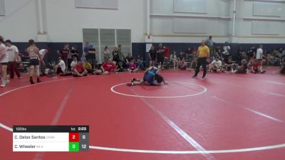 120 lbs Pools - Christian Delos Santos, Ckwa vs Cyrus Wheeler, 84 Athletes (VA)