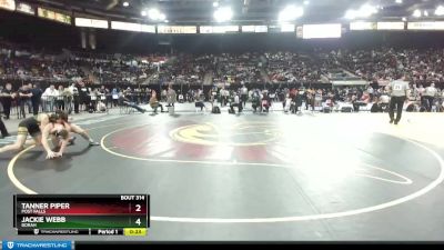 5A 138 lbs Cons. Round 3 - Jackie Webb, Borah vs Tanner Piper, Post Falls