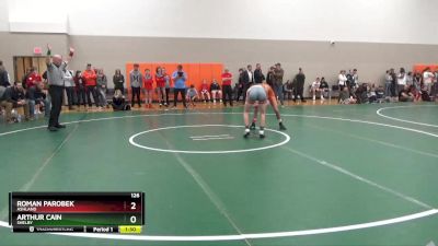 126 lbs Champ. Round 1 - Arthur Cain, Shelby vs Roman Parobek, Ashland