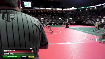 154 lbs Champ. Round 2 - Kamden Stout, 922A vs Ethan Hall, HUD1