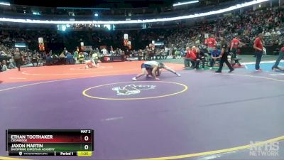 150-2A Champ. Round 1 - Jaxon Martin, Dayspring Christian Academy vs Ethan Toothaker, Cedaredge