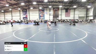 142 lbs Round Of 32 - Asher Bacon, PA vs Asa Yost, WV