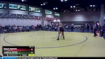 138 lbs Round 4 (10 Team) - Bailey Bridges, STL Yellow vs Isabelle Adams, Charlie`s Angels-IL Black