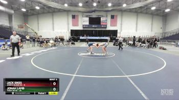 190 lbs Finals (4 Team) - Jonah Lamb, Tioga Sr HS vs Jack Sikes, John H Glenn HS