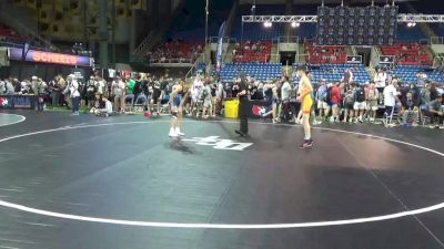 100 lbs Cons 32 #1 - Kristian DeClercq, Illinois vs Blake Hawkins, Colorado