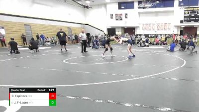 120 lbs Quarterfinal - Jobe Felix-Lopez, Montebello vs Christian Espinoza, Cerritos