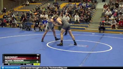 184 lbs Quarterfinal - Alan Badley, University Of Providence (Mont.) vs Michael Densmore, Embry-Riddle Aeronautical University (Ariz.)