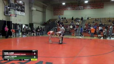 184 lbs 7th Place Match - Lewis Caples, Cowley College vs Kael Lane, Neosho County Community College