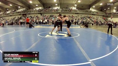 150 lbs Cons. Semi - Micheal Diemler, Tri-Cap Wrestling Club-AA vs Kyler Watson, Kirksville Wrestling Club-AA