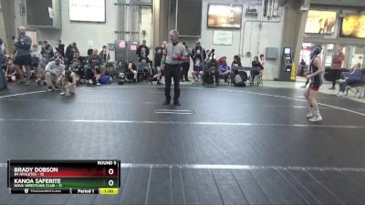 68 lbs Round 5 (6 Team) - Brady Dobson, 84 Athletes vs Kanoa Saferite, NOVA Wrestling Club