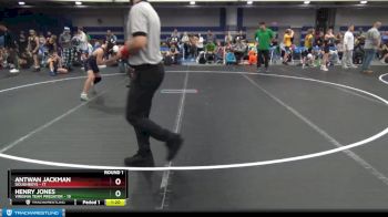 100 lbs Round 1 (8 Team) - Antwan Jackman, Doughboys vs Henry Jones, Virginia Team Predator