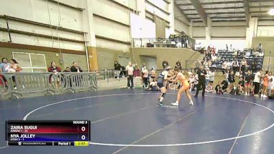 140 lbs Round 3 (3 Team) - Zaira Sugui, Hawaii 1 vs Nya Jolley, Utah 2