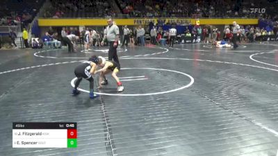 45 lbs Rd 7 - Consi-semis - Jack Fitzgerald, Kiski Area vs Esaias Spencer, Southern Lehigh