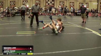 100 lbs Round 2 (6 Team) - Brayden Laird, Ohio Gold vs Justin Tuhari, Bitettio Trained