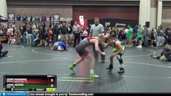 107 lbs Round 3 (6 Team) - John Manning, Spatola Wrestling vs John Adams, Ares