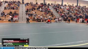 149 lbs Cons. Round 3 - Darnai Heard, Iowa Central Community College vs Juan Garcia, Wisconsin-La Crosse