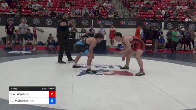 92 kg Cons 8 #2 - William Ward, Garlington Training Center vs Joseph Muhlstein, Pinnacle Wrestling Club