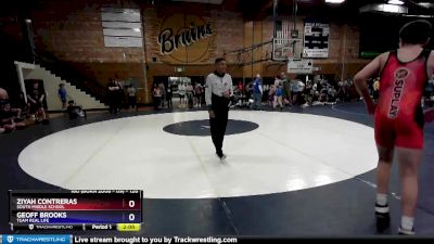 126 lbs Quarterfinal - Ziyah Contreras, South Middle School vs Geoff Brooks, Team Real Life