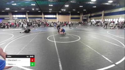 116 lbs Consi Of 16 #1 - Isaiah Ebersbach, Tmwc vs Toby Baca, Wlv Jr Wrestling