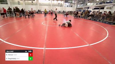 103 lbs Final - Blake Venza, Team Tugman vs David Baghdady, Smitty's Wrestling Barn