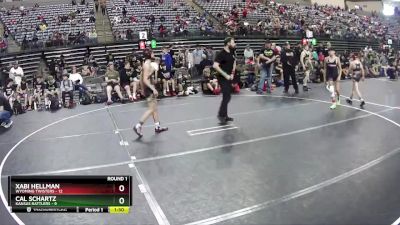 102 lbs Semis & 1st Wrestleback (8 Team) - Cal Schartz, Kansas Rattlers vs Xabi Hellman, Wyoming Twisters