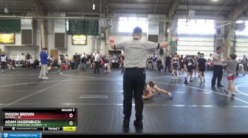 72 lbs Round 3 - Adam Hagenbuch, Scanlan Wrestling Academy vs Mason Brown, Olympia