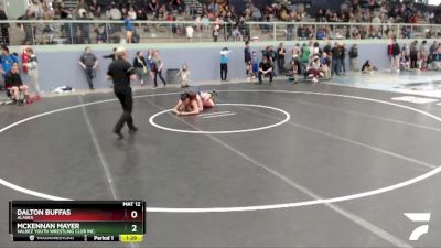 182 lbs Final - Dalton Buffas, Alaska vs McKennan Mayer, Valdez Youth Wrestling Club Inc.