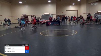 125 kg Rnd Of 32 - Koy Hopke, Wisconsin vs Brady Colbert, West Point Wrestling Club