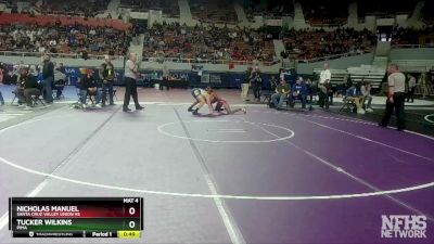 D4-150 lbs Cons. Round 3 - Tucker Wilkins, Pima vs Nicholas Manuel, Santa Cruz Valley Union Hs