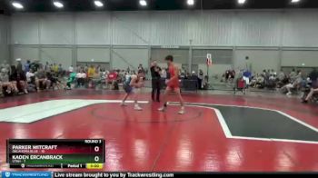 132 lbs Round 3 (8 Team) - Parker Witcraft, Oklahoma Blue vs Kaden Ercanbrack, Utah