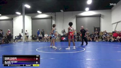 125 lbs Round 1 (6 Team) - Zane Chavis, South Carolina vs Blake McVey, Arkansas