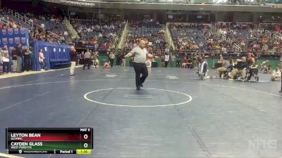 4A 113 lbs Quarterfinal - Cayden Glass, West Forsyth vs Leyton Bean, Olympic