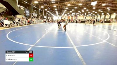 182 lbs Round Of 64 - Ezana Molla, MA vs Dylan Pipitone, NY