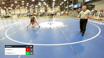 145 lbs Rr Rnd 3 - Eugene Klein, Red Devil Wrestling Club vs Keian Collins, Blue Wave