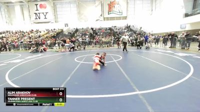 57 lbs Quarterfinal - Tanner Pregent, Journeymen Wrestling Club vs Alim Arakhov, Willpower Wrestling Club