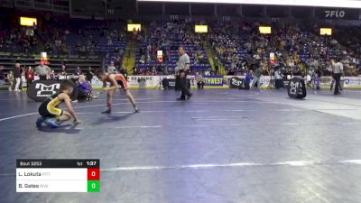 65 lbs Round Of 16 - Lennon Lokuta, Pittston Area vs Bryce Gates, River Valley