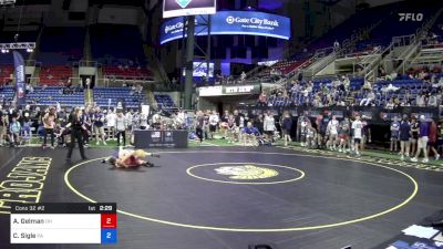 113 lbs Cons 32 #2 - Adam Gelman, Ohio vs Chase Sigle, Pennsylvania