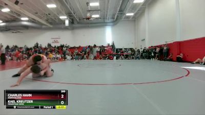 285 lbs Cons. Round 5 - Kael Kreutzer, Mountain View vs Charles Hahn, Northglenn