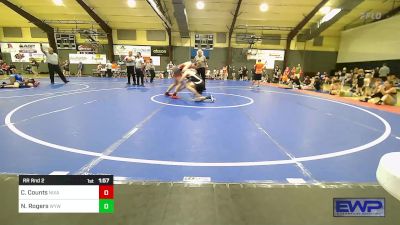 148-156 lbs Rr Rnd 2 - Colten Counts, Nixa High School vs Noah Rogers, Willard Youth Wrestling