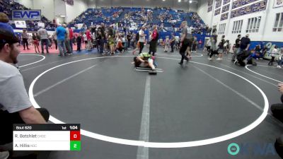 85 lbs Semifinal - Reid Botchlet, Choctaw Ironman Youth Wrestling vs Aiden Hillis, Norman Grappling Club