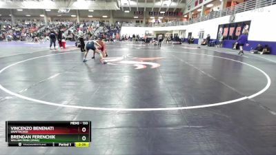 133 lbs Cons. Round 3 - Brendan Ferenchik, William Penn (Iowa) vs Vincenzo Benenati, Unattached