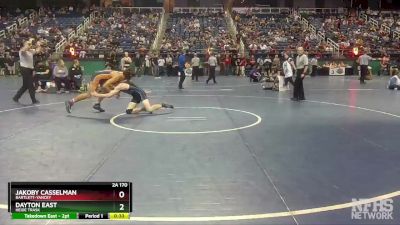 2A 170 lbs Cons. Round 2 - Dayton East, Heide Trask vs Jakoby Casselman, Bartlett-Yancey