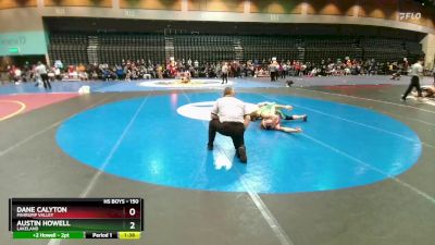 150 lbs Prelim - Dane Calyton, Pahrump Valley vs Austin Howell, Lakeland