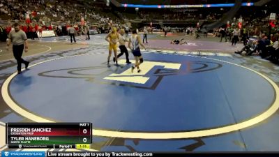 Quarterfinal - Presden Sanchez, Creighton Prep vs Tyler Haneborg, North Platte