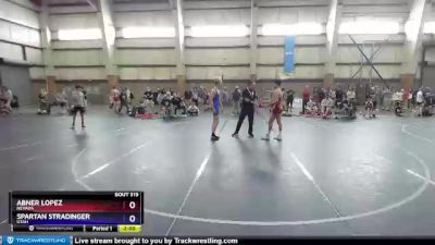 138 lbs Cons. Round 2 - Abner Lopez, Nevada vs Spartan Stradinger, Utah