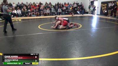 17 lbs Round 1 - Patrick Boyle, Riceville vs Chase Humpal, New Hampton/Turkey Valley